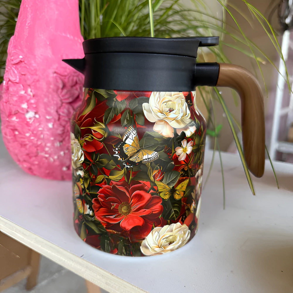 Mother's Day Teapot Thermos Jug Filter DoubleWalled Stainless Steel