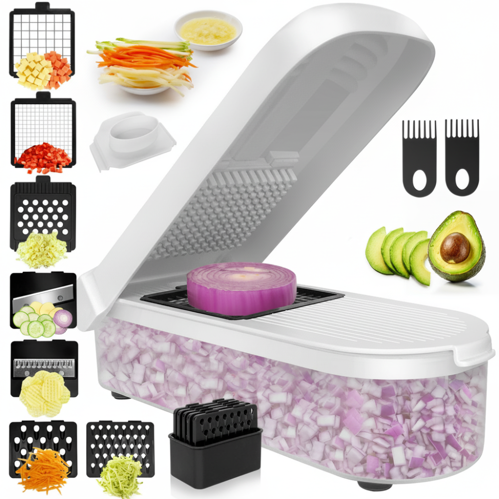 Multifunctional 12in1 Vegetable Cutter Quick Meal Preparation