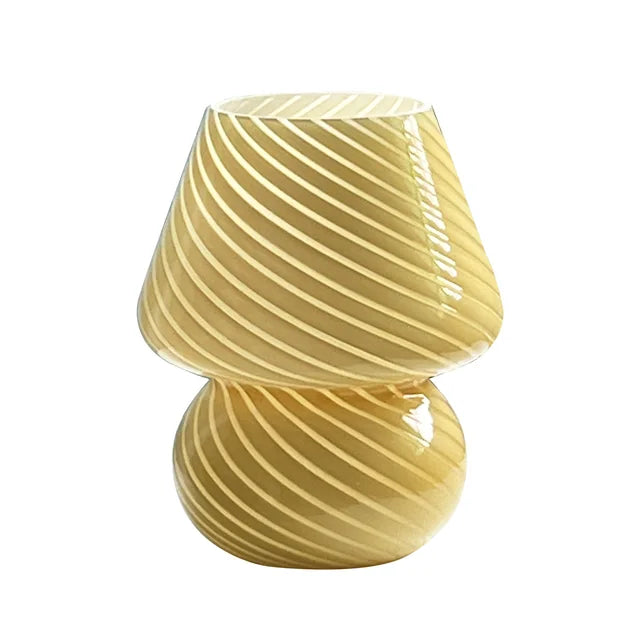 LumiGlow - Lampada da Tavolo Moderna in Vetro con LED | Elegante Lampada da Scrivania