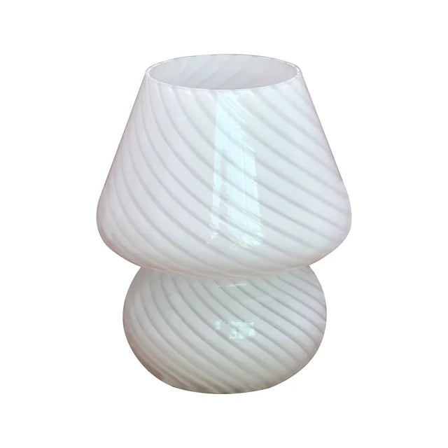 LumiGlow - Lampada da Tavolo Moderna in Vetro con LED | Elegante Lampada da Scrivania