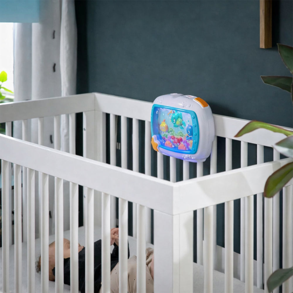 Baby Mobile Music Box Projector Night Light Sound Sleep Aid