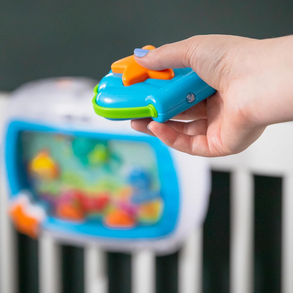 Baby Mobile Music Box Projector Night Light Sound Sleep Aid