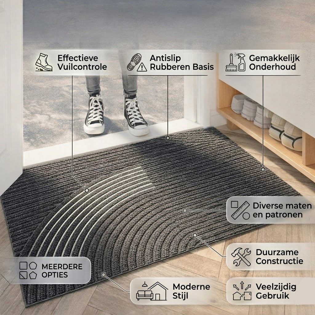 Door Mat Non Slip Entry Floor Mat Indoor Outdoor