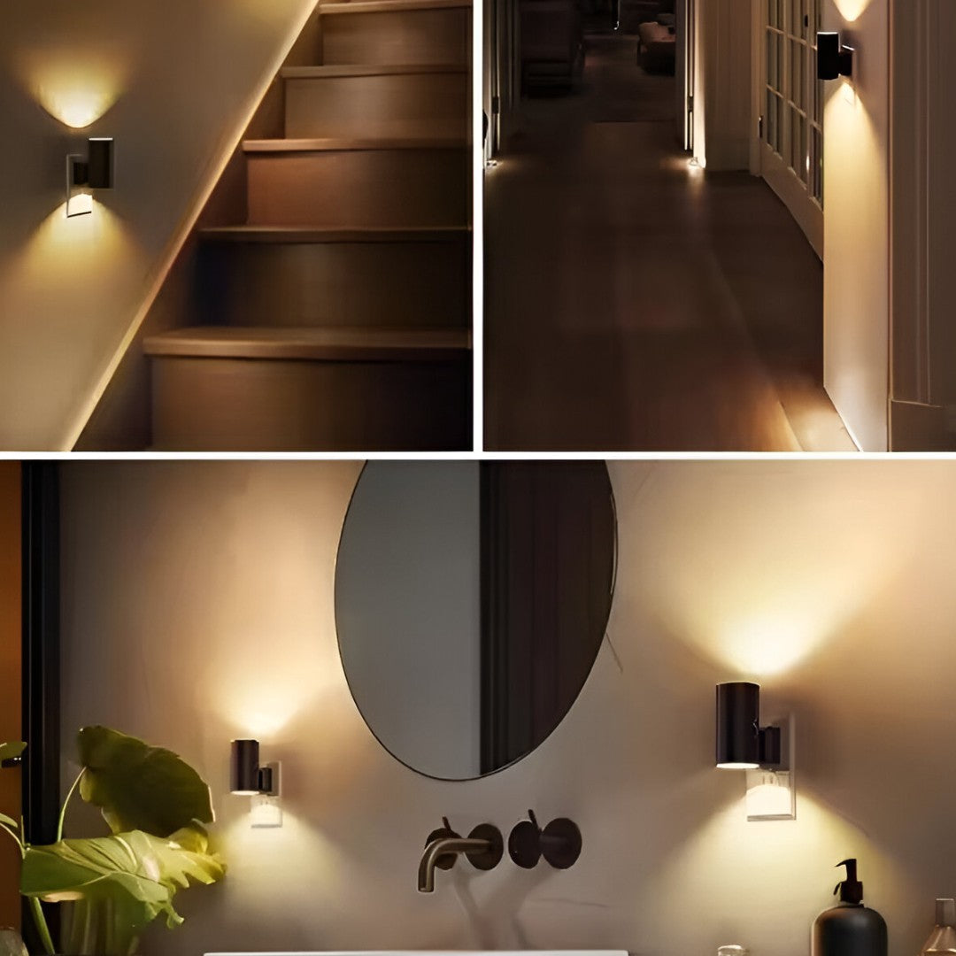 Wall Light LED Night Lamp Plug In Dimmable Sensor
