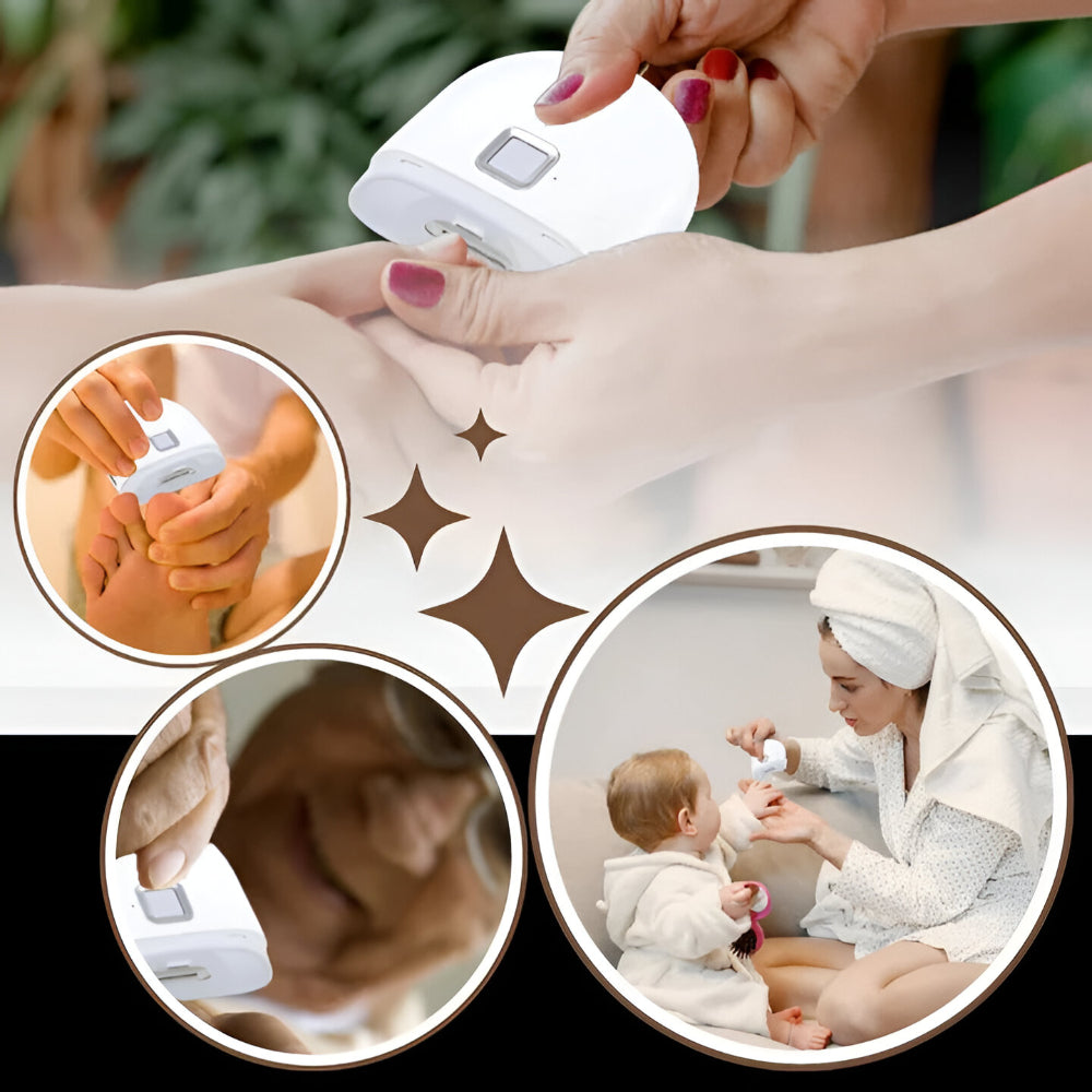 Nail Clipper Electric Rechargeable Dual Speed Trimmer
