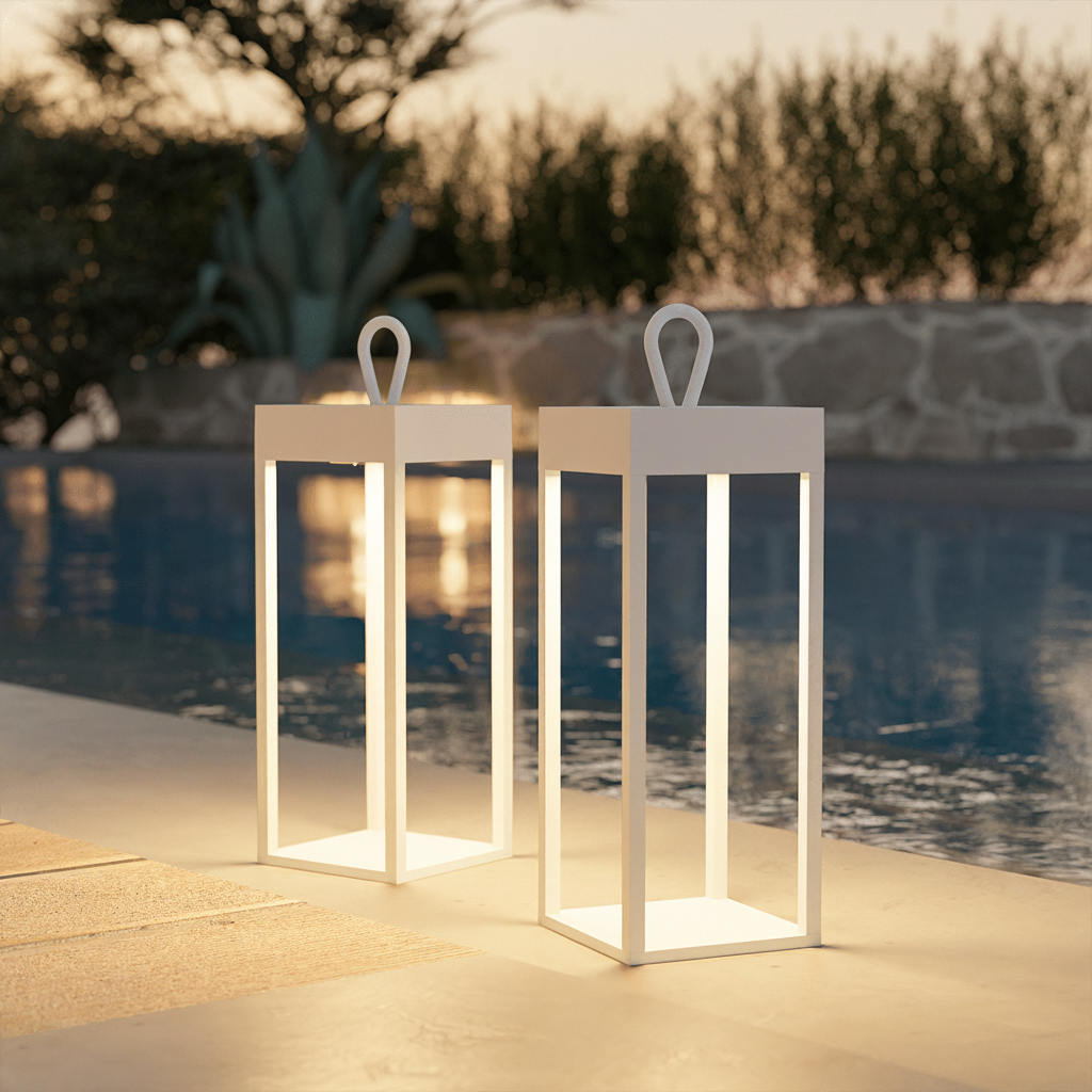 Table Lamp LED Dimmable Minimalist Metal Indoor Outdoor