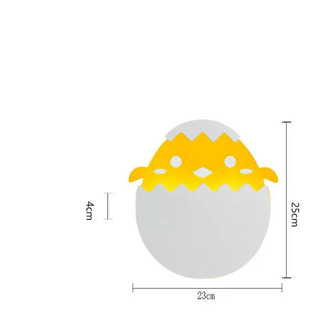 EggLight - Children's Wall Lamp in Egg Shape – LED Night Light for Children's and Baby Rooms
