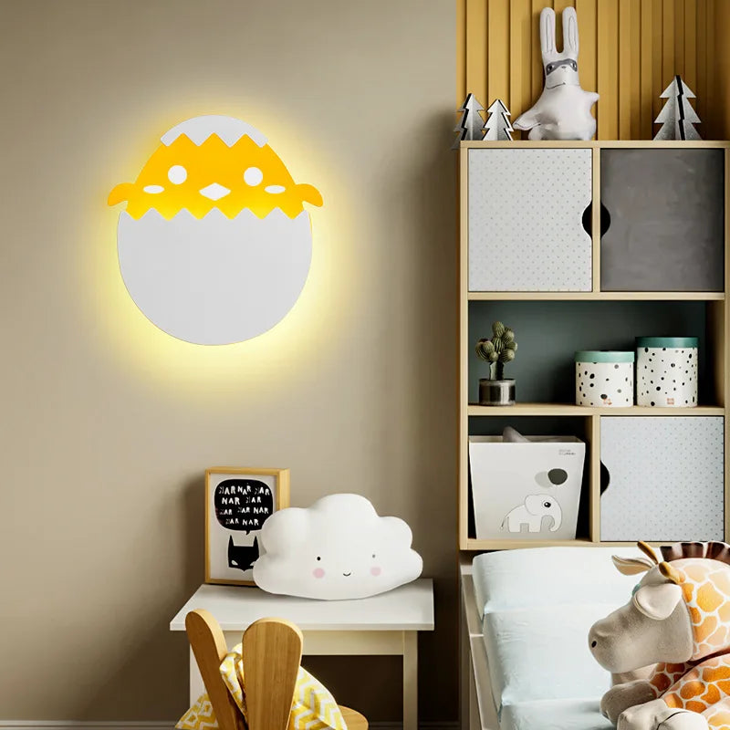 EggLight - Children's Wall Lamp in Egg Shape – LED Night Light for Children's and Baby Rooms