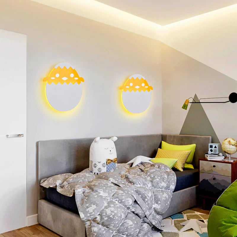 EggLight - Children's Wall Lamp in Egg Shape – LED Night Light for Children's and Baby Rooms