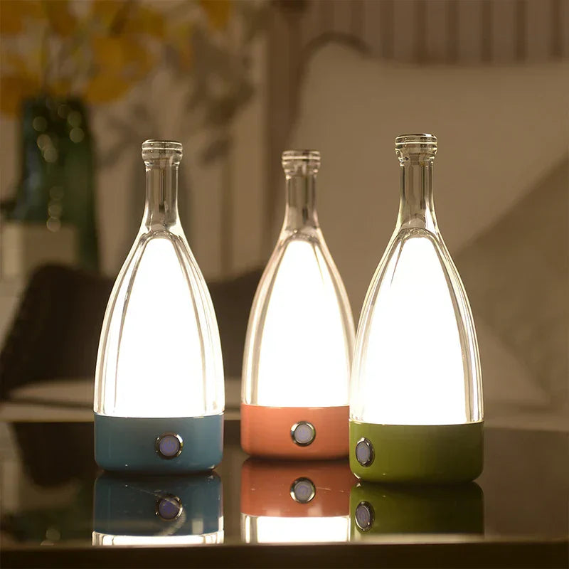 LuxeGlow - Lámpara de mesa moderna con luz LED regulable