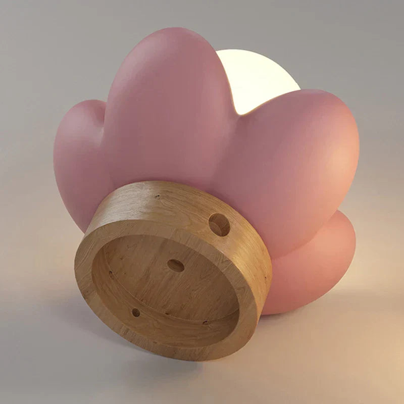 BloomLight - Lampada da parete con design a fiore e LED per cameretta e soggiorno