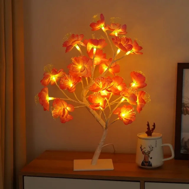 LumiTree - Lámpara de mesa LED con brazo – Iluminación decorativa ambiental para sala de estar y dormitorio