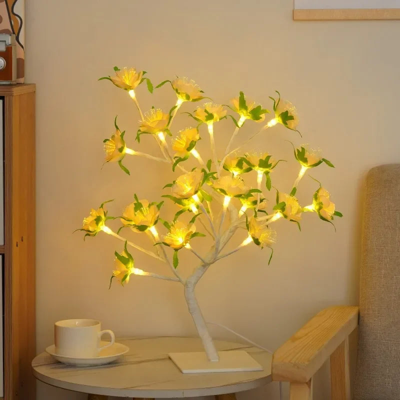 LumiTree - Lámpara de mesa LED con brazo – Iluminación decorativa ambiental para sala de estar y dormitorio