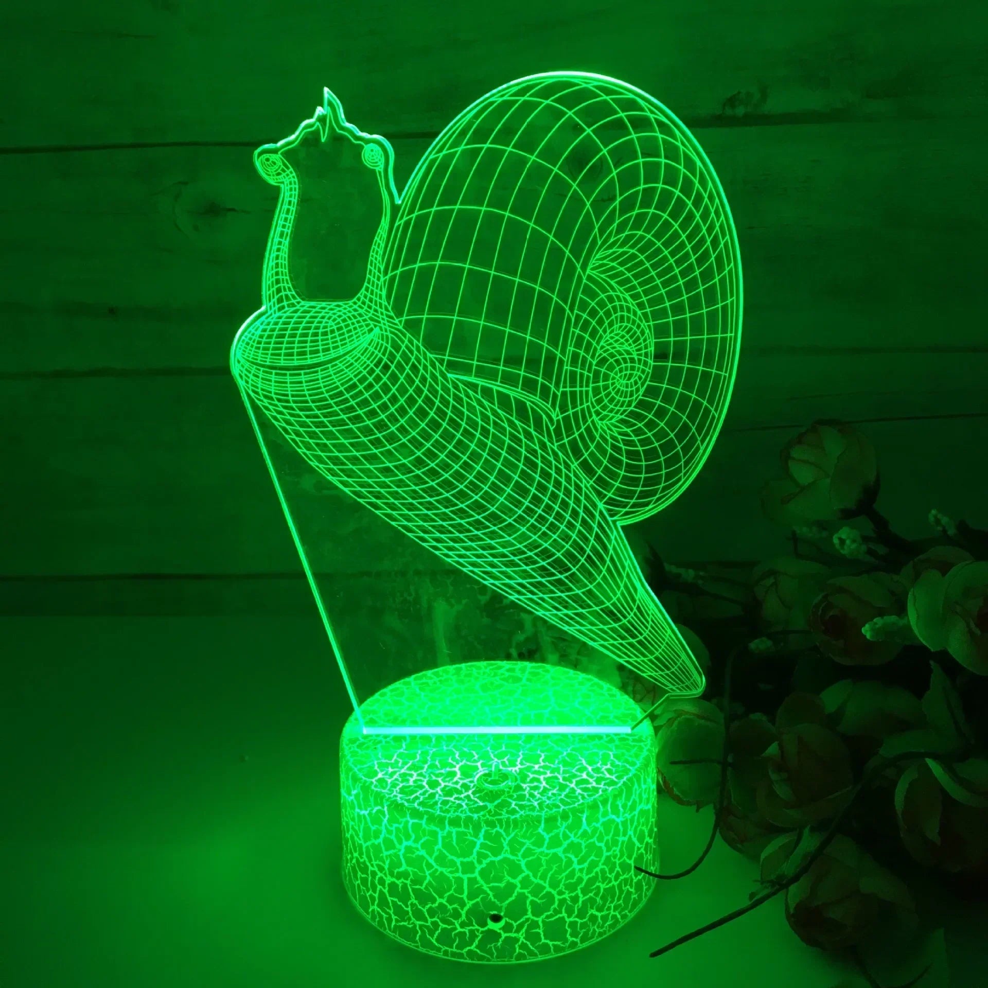 GlowSnail - 3D LED Night Light with Color Change and Dimmable Function