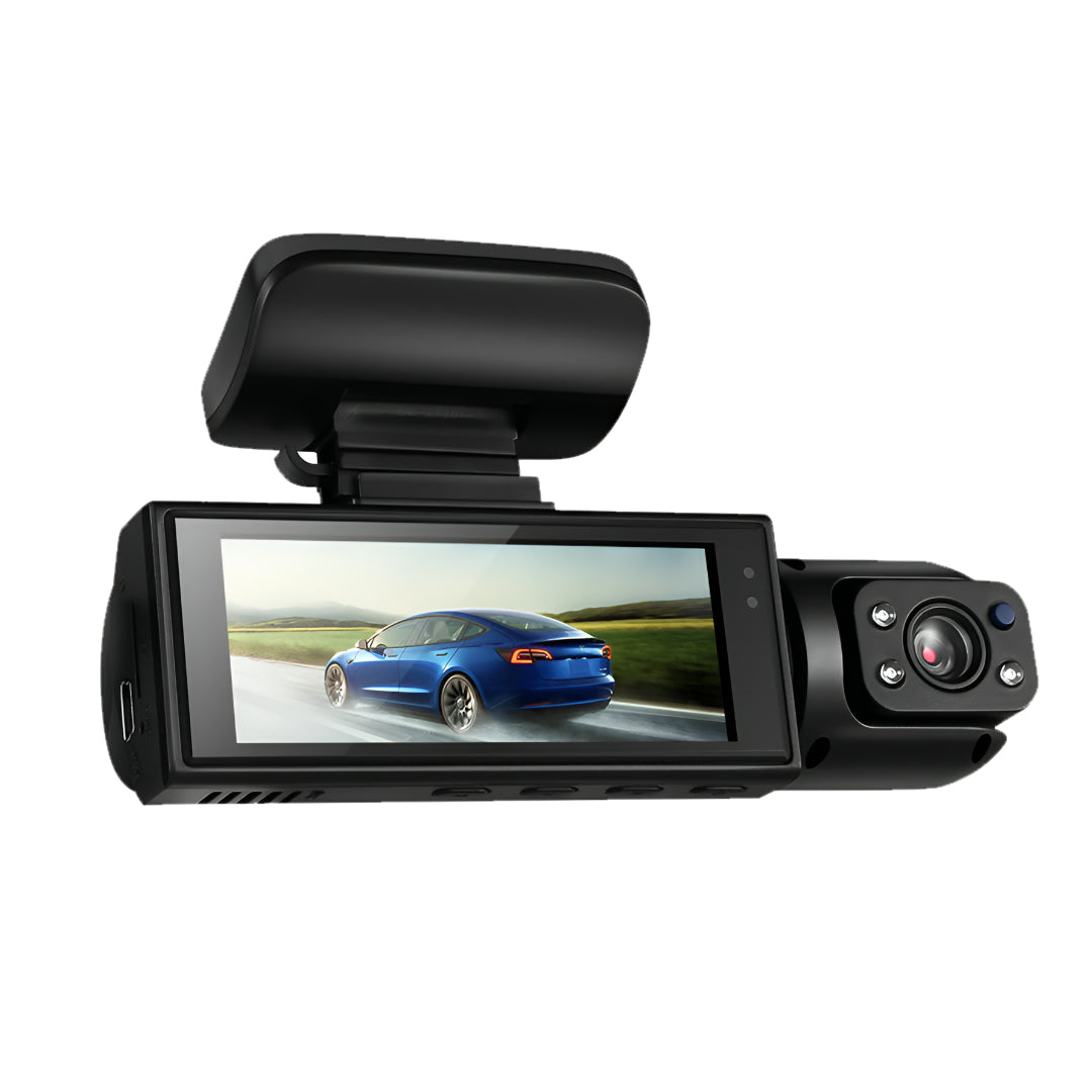 Dash Cam Auto Videocamera Doppia Lente GPS Visione Notturna