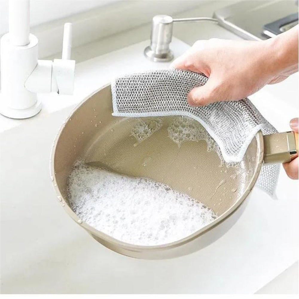 Non-Scratch Nylon Dishcloths for Kitchen Cleaning and Scrubbing 7