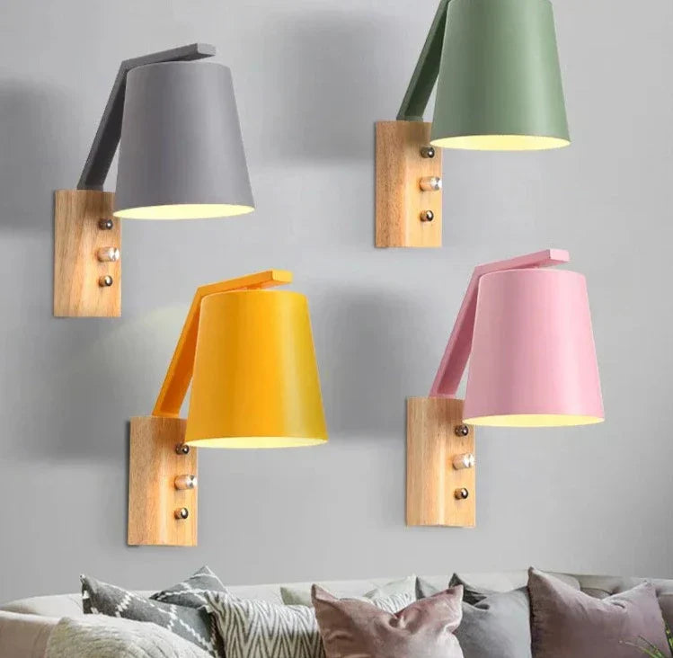 WoodLume – Modern LED Wall Lamp Made of Wood for Living Room & Bedroom