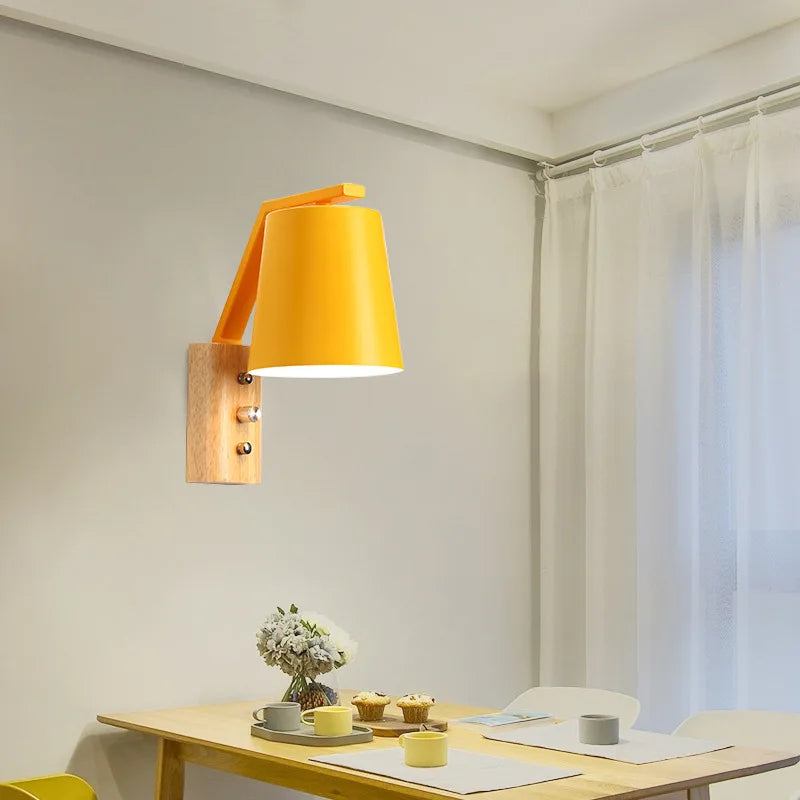 WoodLume – Modern LED Wall Lamp Made of Wood for Living Room & Bedroom