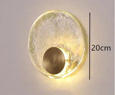 CrystalRing - Elegant LED Ring Wall Lamp with Glass Details – Modern Design