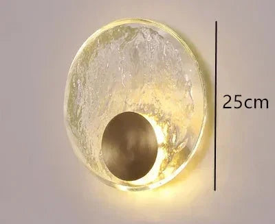 CrystalRing - Elegant LED Ring Wall Lamp with Glass Details – Modern Design