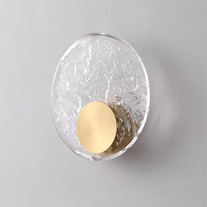 CrystalRing - Elegant LED Ring Wall Lamp with Glass Details – Modern Design