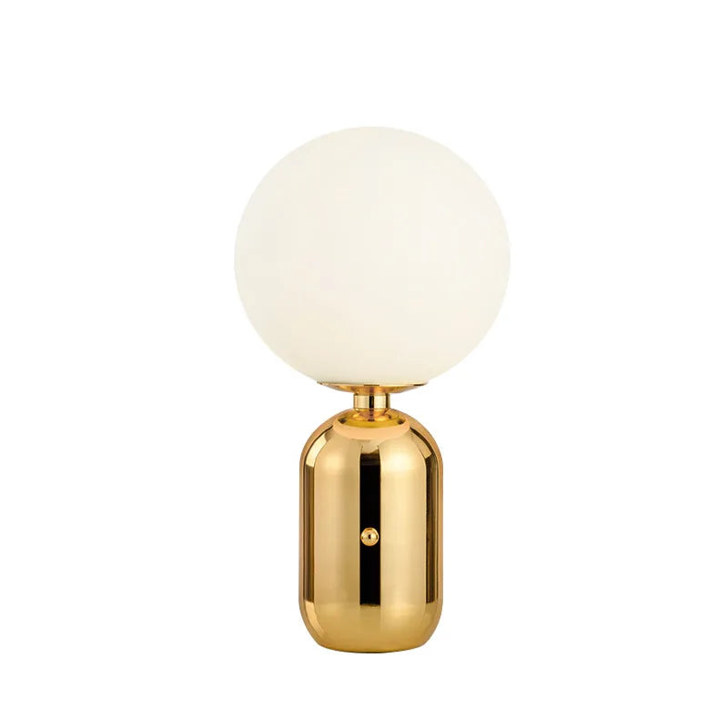 LumeSphere – Scandinavian Table Lamp with Modern Design for Living Room and Bedroom