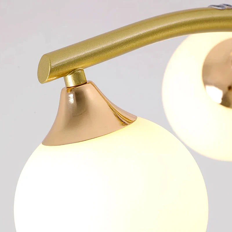 NordicEmbrace - Pendant Lamp with Glass Globes for Living Room & Dining Room