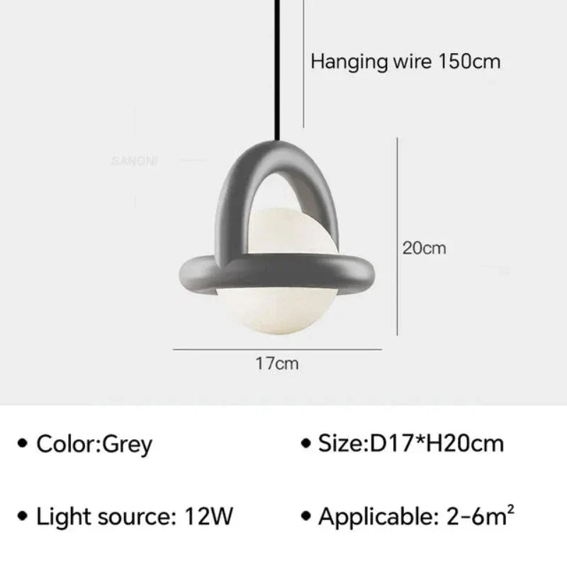 GlowSphere - Lampada a sospensione LED luminosa