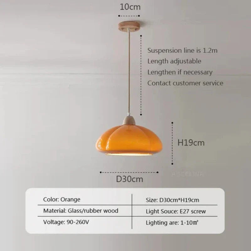 GothicElegance - Lampada a sospensione color crema