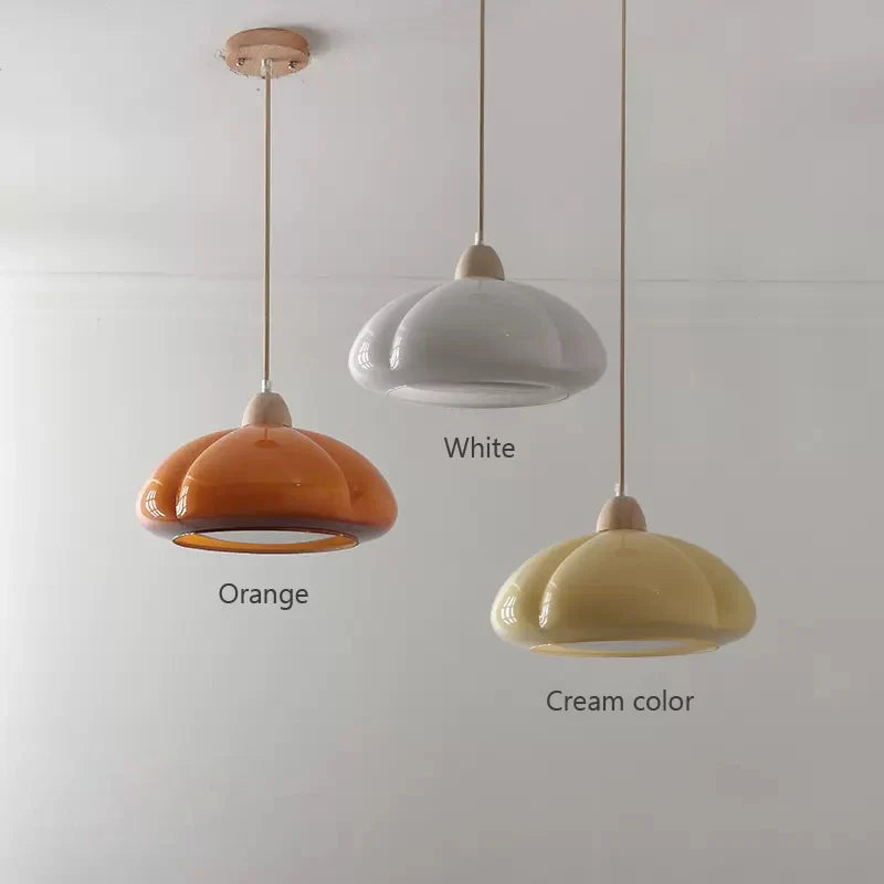 GothicElegance - Lampada a sospensione color crema