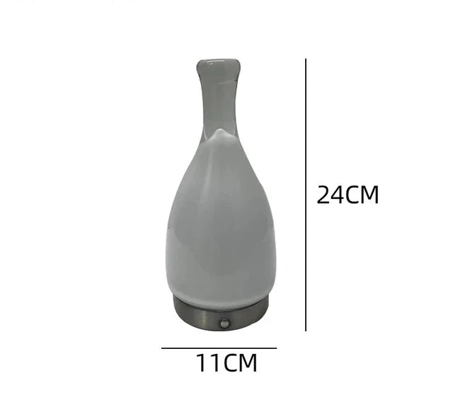 LumeCarry – Portable LED Bottle Lamp with Leather Handle