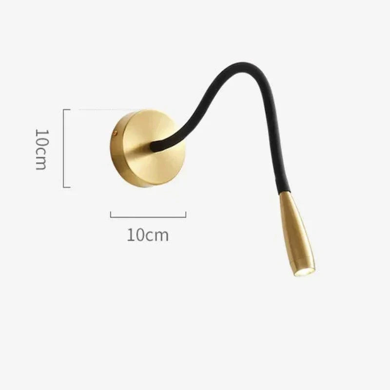 FlexiGlow - Modern LED Wall Lamp with Adjustable Arm