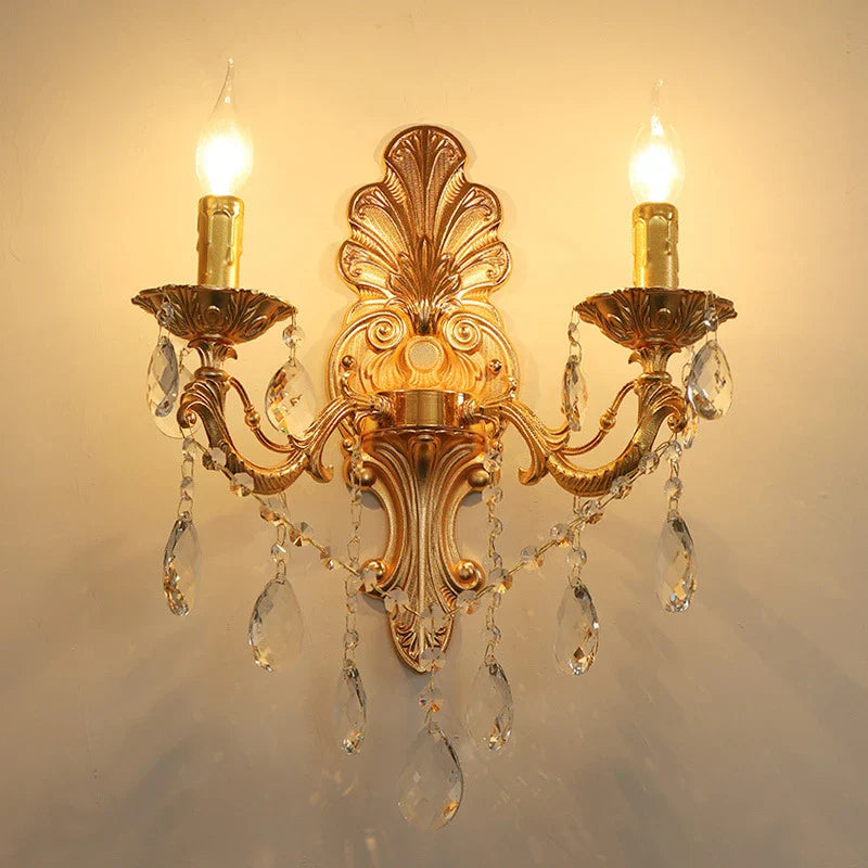 CrystalLume - Luxury Crystal Wall Lamp
