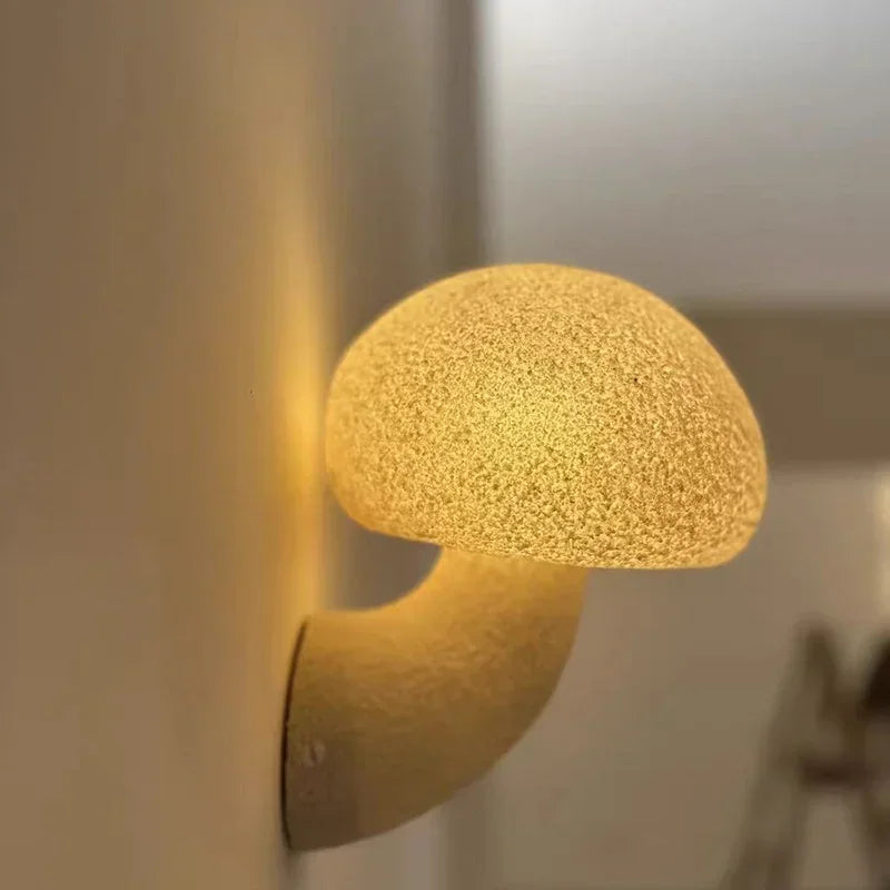 NordicGlow - Modern Mushroom Wall Lamp with LED