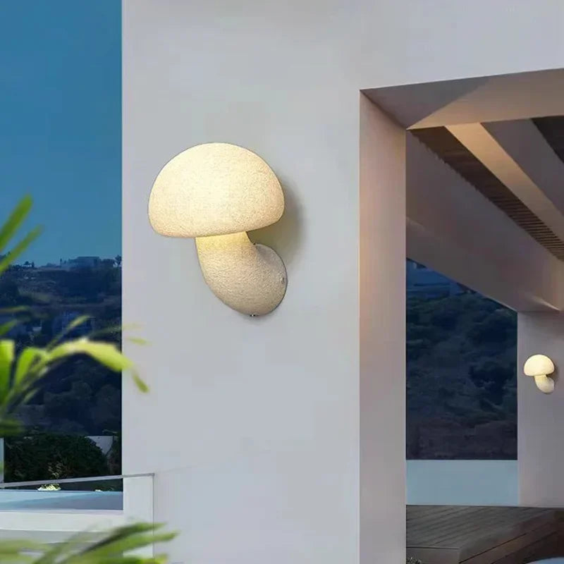 NordicGlow - Moderne Paddenstoel Wandlamp met LED