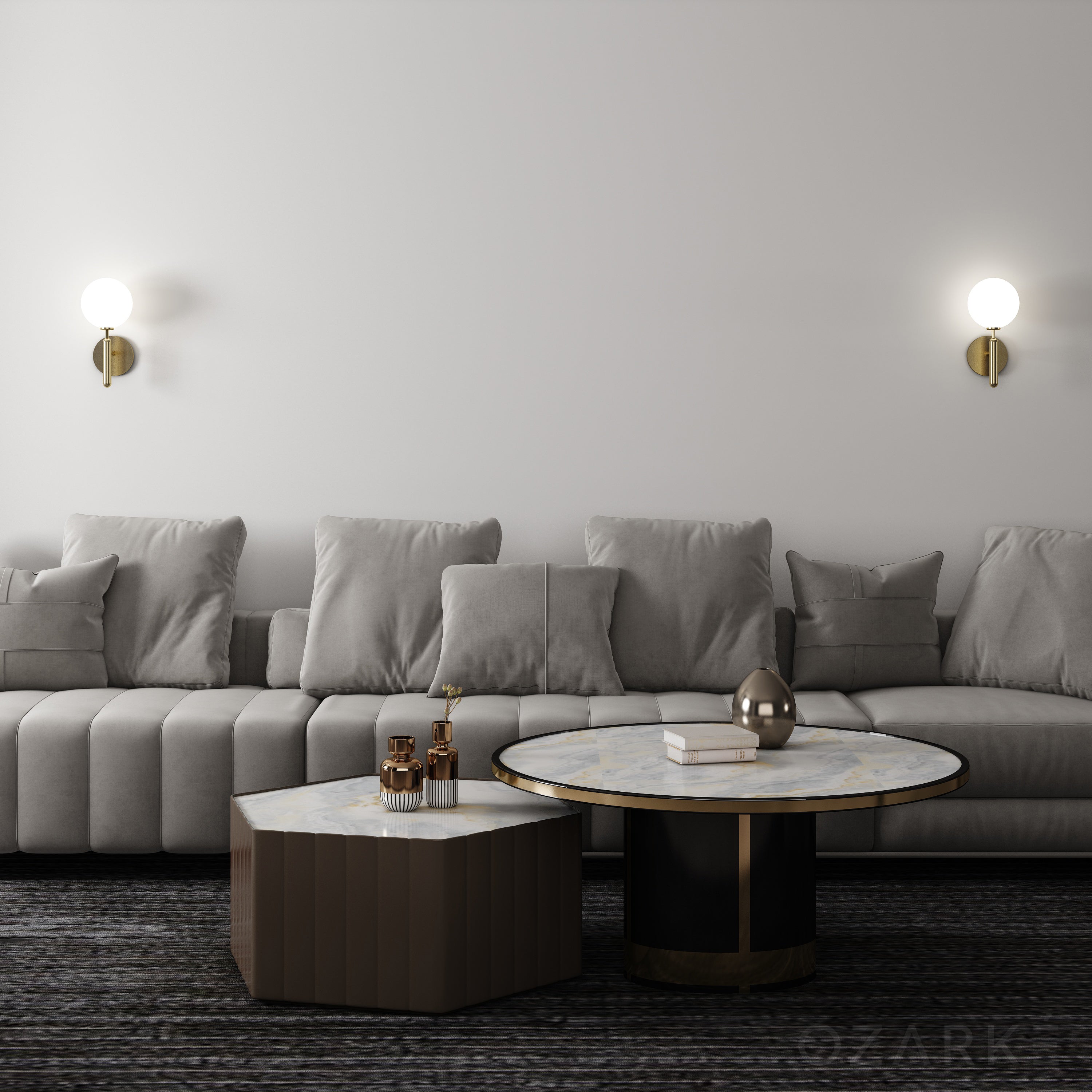 Lámpara de pared Nordic Luxe - Diseño moderno y materiales de alta calidad