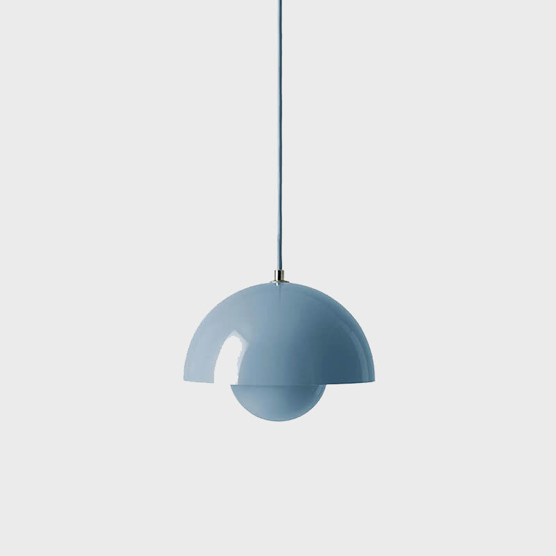 Lampada a sospensione semicircolare scandinava Macaron a 1 luce