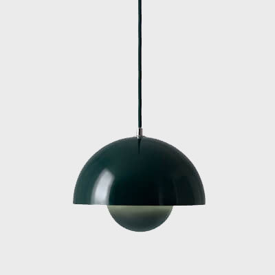 Lampada a sospensione semicircolare scandinava Macaron a 1 luce