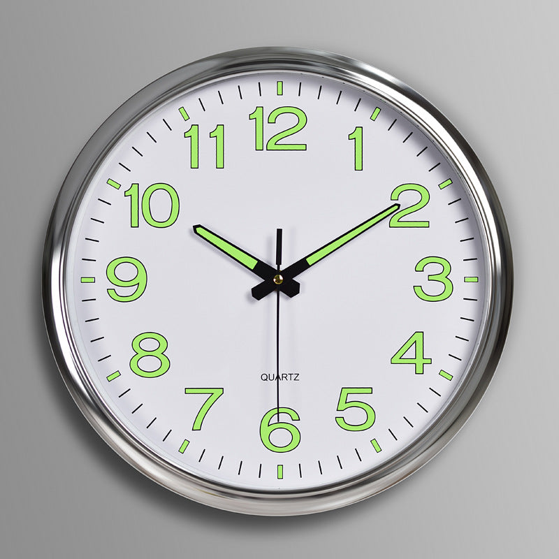 Orologio da parete silenzioso luminoso 30 cm