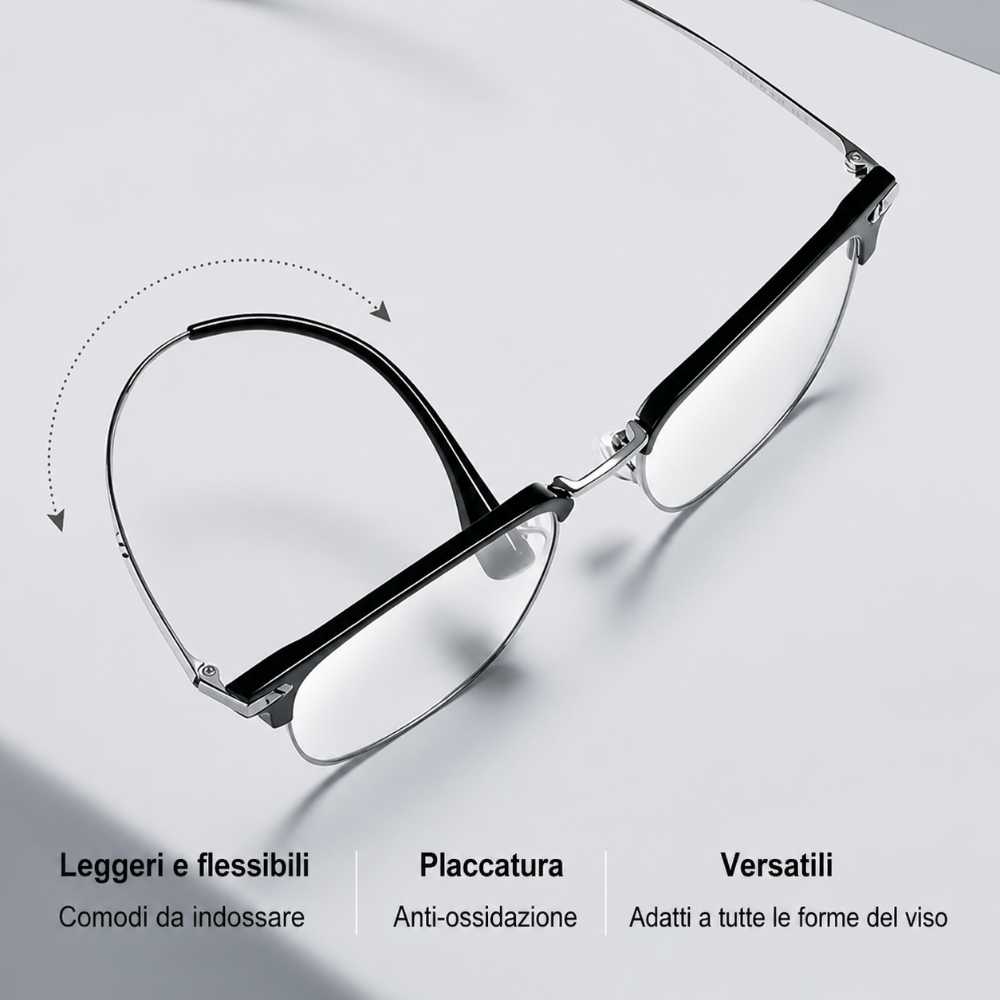 Occhiali da lettura per computer con filtro luce blu, leggeri