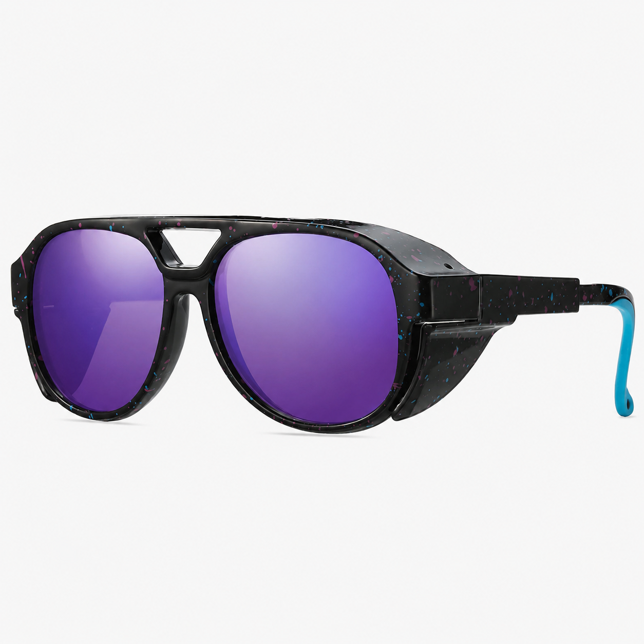 Motorcycle Sunglasses Wraparound Mesh Goggles