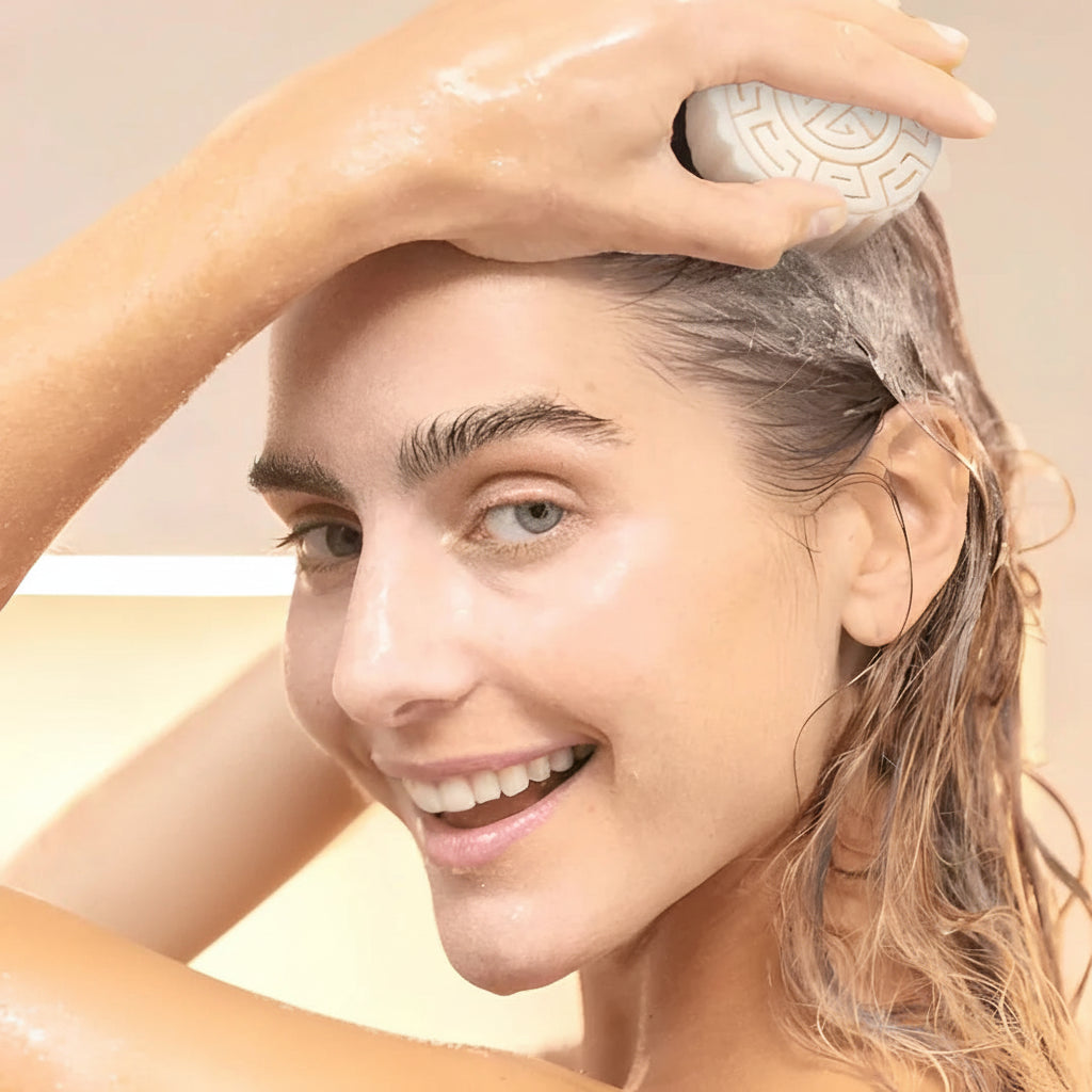 Barra Shampoo Naturale Crescita Capelli Capelli Sani