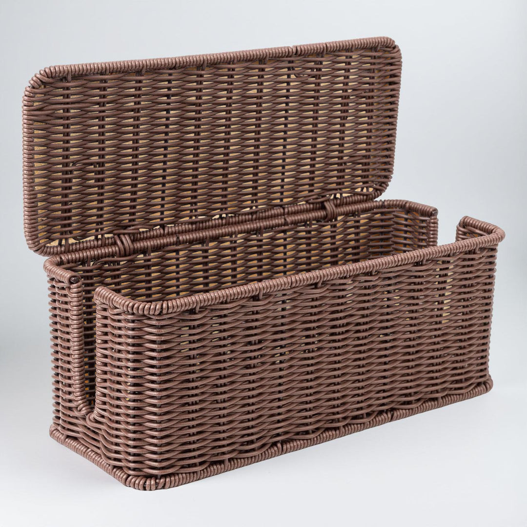 Opbergdoos Kabel Organizer Kunststof Rattan Bureau Opruiming
