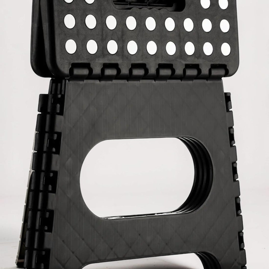 Foldable Step Stool Non-Slip Plastic Compact Step Stool