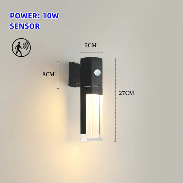Protector - Lámpara con sensor de movimiento exterior