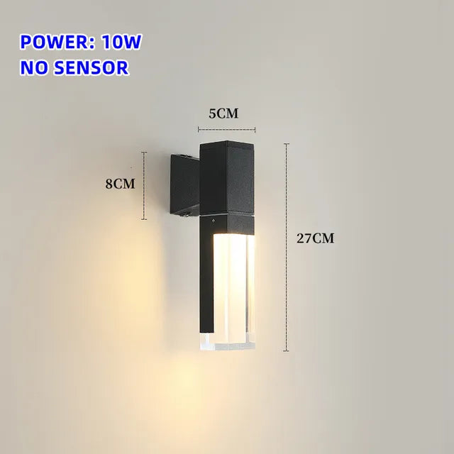 Protector - Lámpara con sensor de movimiento exterior