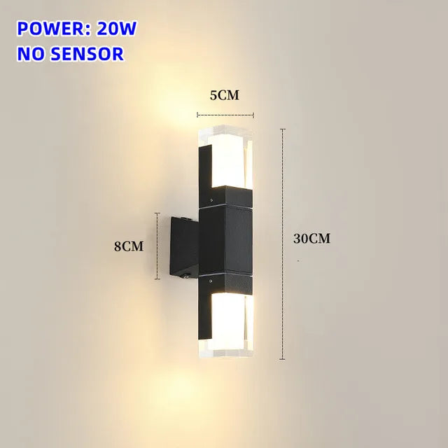 Protector - Lámpara con sensor de movimiento exterior