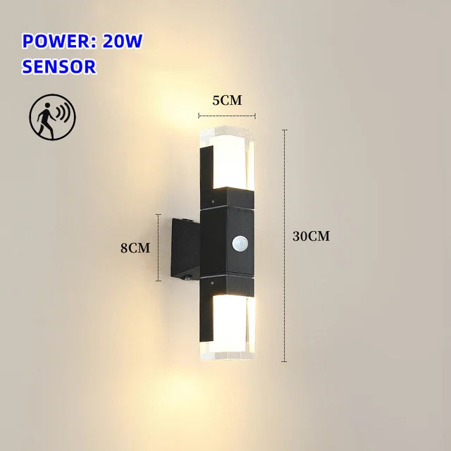 Protector - Lámpara con sensor de movimiento exterior