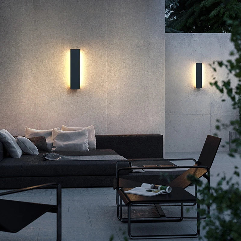 LumaShine - Lampada da parete esterna contemporanea