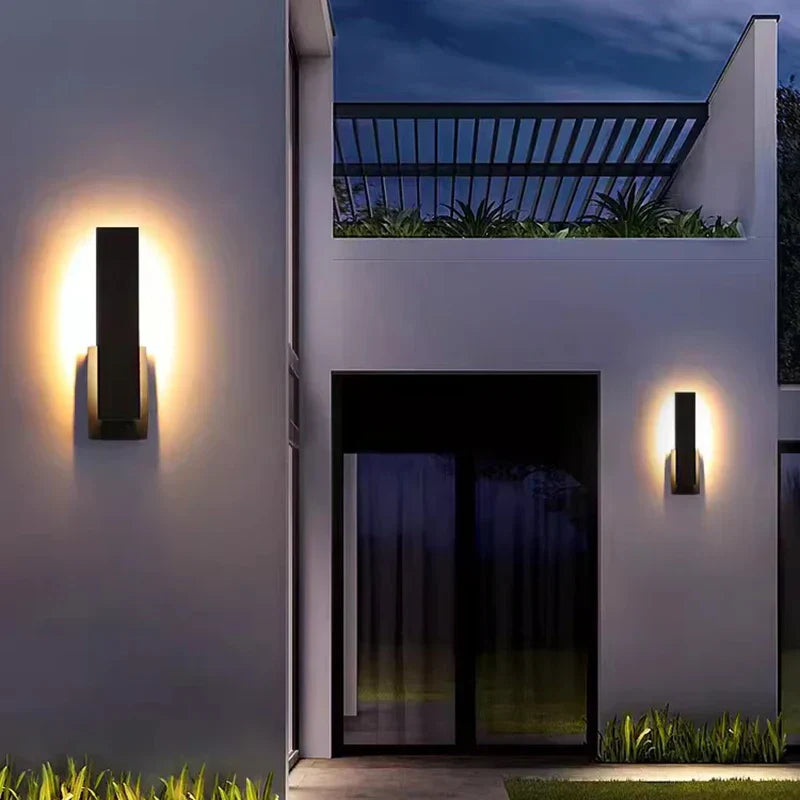 LumiEdge – Minimalistische Waterdichte LED Buitenwandlamp voor Moderne Terrassen & Tuinen